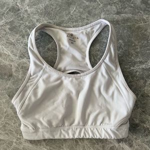 White Athleta sports bra
